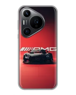 Чохол для Huawei Pura 70 PRO з картинкою «Mercedes AMG — червона лінія»