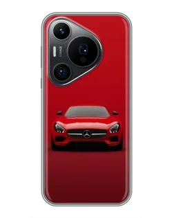 Чохол для Huawei Pura 70 PRO з картинкою «Червоний Mercedes AMG»