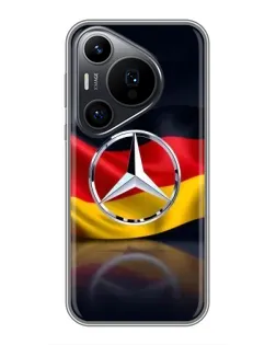 Чохол для Huawei Pura 70 PRO з картинкою «Mercedes — прапор Німеччини»