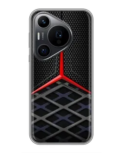 Чохол для Huawei Pura 70 PRO з картинкою «Mercedes Carbon Grid»