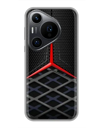 Чохол для Huawei Pura 70 PRO з картинкою «Mercedes Carbon Grid» Чохол для Huawei Pura 70 PRO з картинкою «Mercedes Carbon Grid»