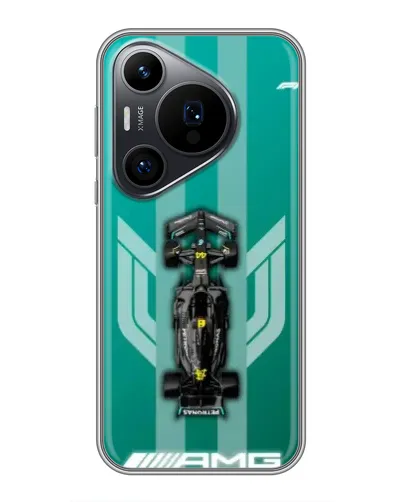 Чохол для Huawei Pura 70 PRO з картинкою «Mercedes AMG Petronas» Чохол для Huawei Pura 70 PRO з картинкою «Mercedes AMG Petronas»
