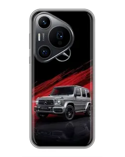 Чохол для Huawei Pura 70 PRO з картинкою «Mercedes G-Class червоний»