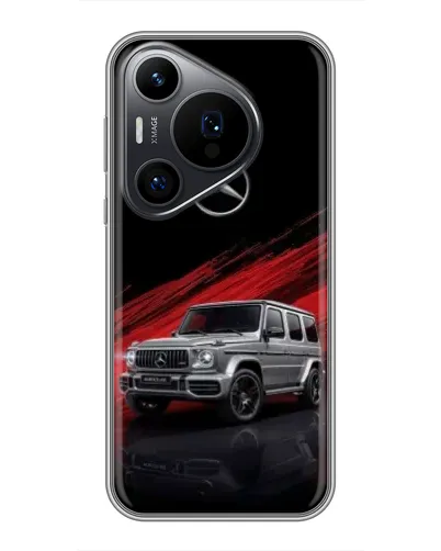 Чохол для Huawei Pura 70 PRO з картинкою «Mercedes G-Class червоний» Чохол для Huawei Pura 70 PRO з картинкою «Mercedes G-Class червоний»