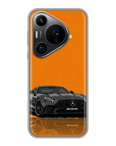 Чохол для Huawei Pura 70 PRO з картинкою «Помаранчевий Mercedes AMG» Чохол для Huawei Pura 70 PRO з картинкою «Помаранчевий Mercedes AMG»