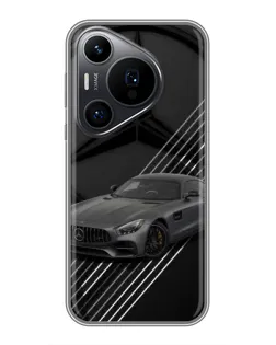 Чохол для Huawei Pura 70 PRO з картинкою «Mercedes AMG — графіка»