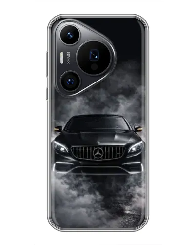 Чохол для Huawei Pura 70 PRO з картинкою «Mercedes у диму» Чохол для Huawei Pura 70 PRO з картинкою «Mercedes у диму»