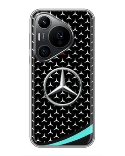 Чохол для Huawei Pura 70 PRO з картинкою «Mercedes — бірюзовий акцент»