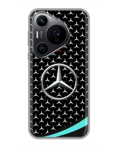 Чохол для Huawei Pura 70 PRO з картинкою «Mercedes — бірюзовий акцент» Чохол для Huawei Pura 70 PRO з картинкою «Mercedes — бірюзовий акцент»
