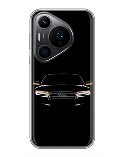 Чохол для Huawei Pura 70 PRO з картинкою «Audi — нічний контур»
