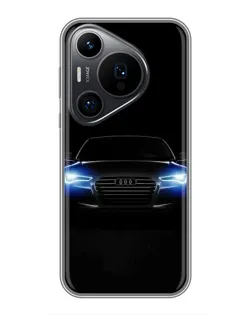 Чохол для Huawei Pura 70 PRO з картинкою «Audi в неоні»