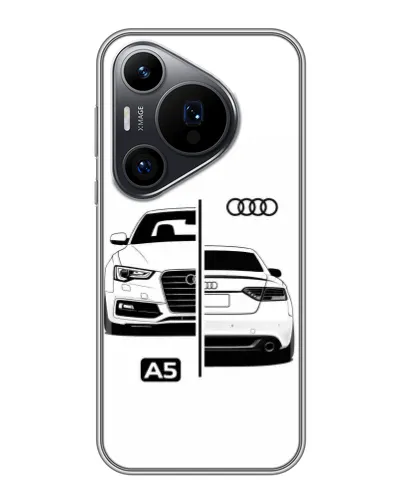 Чохол для Huawei Pura 70 PRO з картинкою «Audi — контрастний дизайн» Чохол для Huawei Pura 70 PRO з картинкою «Audi — контрастний дизайн»
