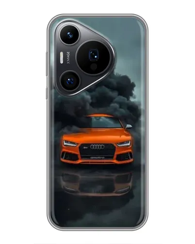 Чохол для Huawei Pura 70 PRO з картинкою «Audi у хмарах диму» Чохол для Huawei Pura 70 PRO з картинкою «Audi у хмарах диму»