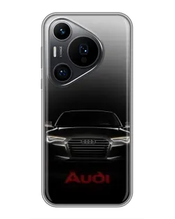 Чохол для Huawei Pura 70 PRO з картинкою «Audi — градієнтний контур»