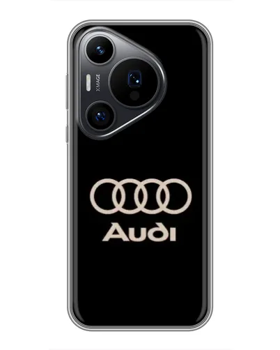Чохол для Huawei Pura 70 PRO з картинкою «Audi — золотий логотип» Чохол для Huawei Pura 70 PRO з картинкою «Audi — золотий логотип»