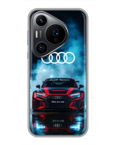 Чохол для Huawei Pura 70 PRO з картинкою «Audi Sport — неон» Чохол для Huawei Pura 70 PRO з картинкою «Audi Sport — неон»