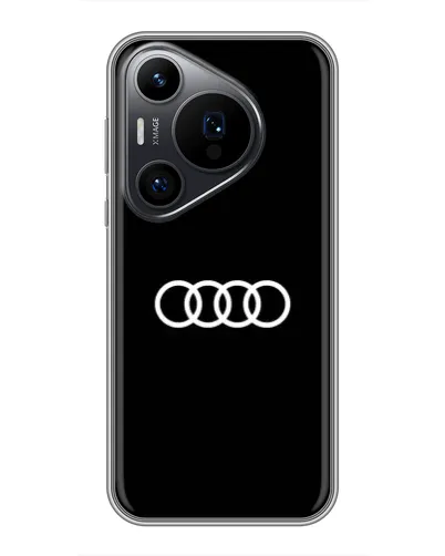 Чохол для Huawei Pura 70 PRO з картинкою «Audi White Logo» Чохол для Huawei Pura 70 PRO з картинкою «Audi White Logo»