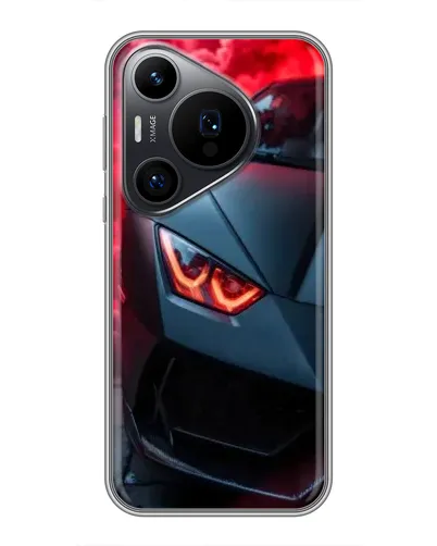 Чехол для Huawei Pura 70 PRO с картинкой «Lamborghini красное сияние» Чехол для Huawei Pura 70 PRO с картинкой «Lamborghini красное сияние»