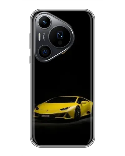 Чехол для Huawei Pura 70 PRO с картинкой «Lamborghini желтый акцент» Чехол для Huawei Pura 70 PRO с картинкой «Lamborghini желтый акцент»