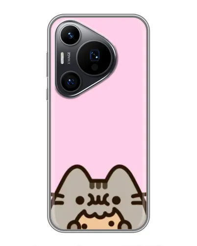 Чехол для Huawei Pura 70 PRO с картинкой «Pusheen и печенье» Чехол для Huawei Pura 70 PRO с картинкой «Pusheen и печенье»
