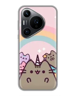 Чехол для Huawei Pura 70 PRO с картинкой «Единорог Pusheen»