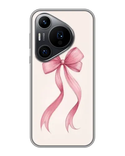 Чохол для Huawei Pura 70 PRO з картинкою «Рожевий бант» Чохол для Huawei Pura 70 PRO з картинкою «Рожевий бант»