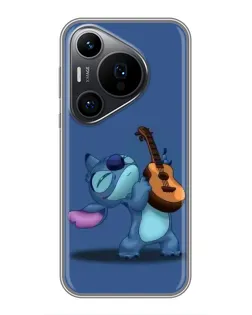 Чехол для Huawei Pura 70 PRO с картинкой «Стич с укулеле»