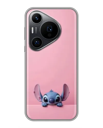 Чехол для Huawei Pura 70 PRO с картинкой «Stitch выглядывает» Чехол для Huawei Pura 70 PRO с картинкой «Stitch выглядывает»