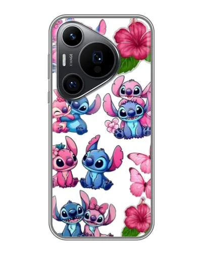 Чехол для Huawei Pura 70 PRO с картинкой «Стикеры Stitch и Angel» Чехол для Huawei Pura 70 PRO с картинкой «Стикеры Stitch и Angel»