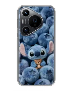 Чехол для Huawei Pura 70 PRO с картинкой «Стич и голубика»