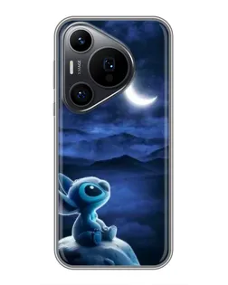 Чехол для Huawei Pura 70 PRO с картинкой «Лунная ночь Стича»