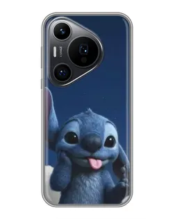 Чехол для Huawei Pura 70 PRO с картинкой «Стич в облаках»