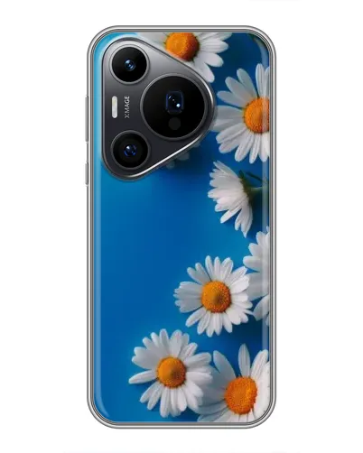 Чехол для Huawei Pura 70 PRO с картинкой «Белоснежные маргаритки»