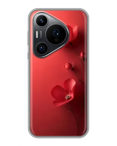 Чехол для Huawei Pura 70 PRO с картинкой «Маковые соцветия»