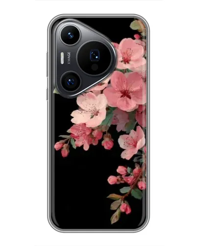 Чехол для Huawei Pura 70 PRO с картинкой «Розовая ветка сакуры»