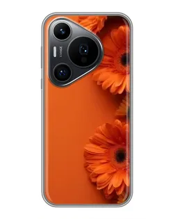 Чохол для Huawei Pura 70 PRO з картинкою «Помаранчеві гербери»