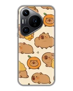 Чохол для Huawei Pura 70 PRO з картинкою «Капібари з апельсинами»