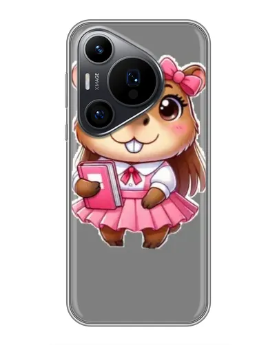 Чехол для Huawei Pura 70 PRO с картинкой «Девочка капибара» Чехол для Huawei Pura 70 PRO с картинкой «Девочка капибара»