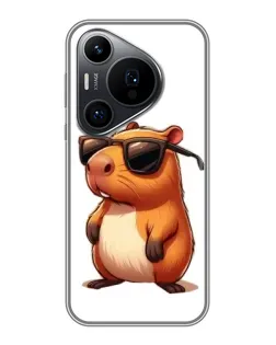 Чехол для Huawei Pura 70 PRO с картинкой «Капибара в очках» Чехол для Huawei Pura 70 PRO с картинкой «Капибара в очках»