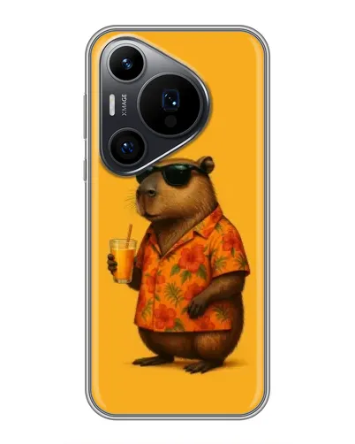 Чехол для Huawei Pura 70 PRO с картинкой «Капибара на отдыхе» Чехол для Huawei Pura 70 PRO с картинкой «Капибара на отдыхе»