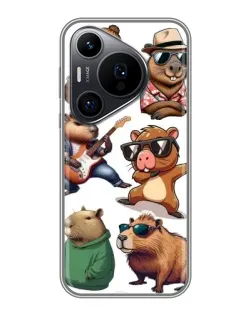 Чехол для Huawei Pura 70 PRO с картинкой «Крутые капибары музыканты» Чехол для Huawei Pura 70 PRO с картинкой «Крутые капибары музыканты»