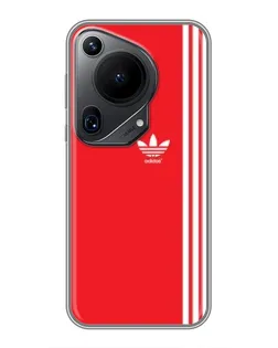 Чохол для Huawei Pura 70 Ultra з картинкою «Червоний мінімалізм Adidas»