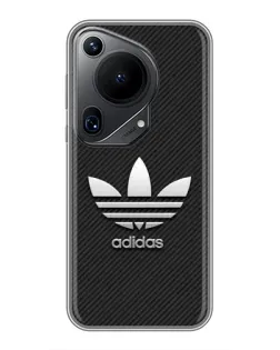 Чохол для Huawei Pura 70 Ultra з картинкою «Adidas Карбонова текстура»