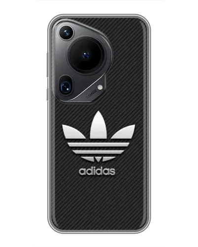 Чохол для Huawei Pura 70 Ultra з картинкою «Adidas Карбонова текстура»