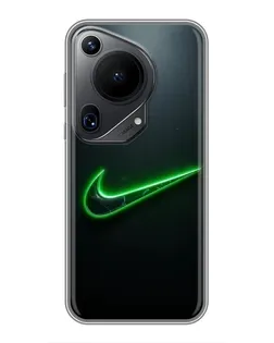 Чохол для Huawei Pura 70 Ultra з картинкою «Неоновий контур Nike»