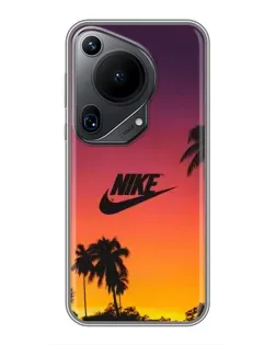 Чохол для Huawei Pura 70 Ultra з картинкою «Nike на заході сонця»