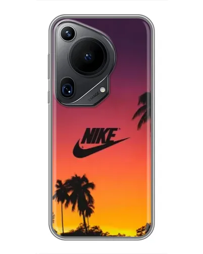 Чохол для Huawei Pura 70 Ultra з картинкою «Nike на заході сонця»