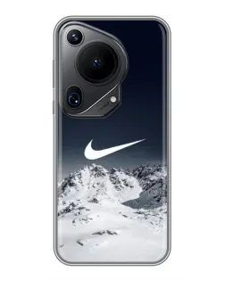 Чохол для Huawei Pura 70 Ultra з картинкою «Nike — зимові гори»