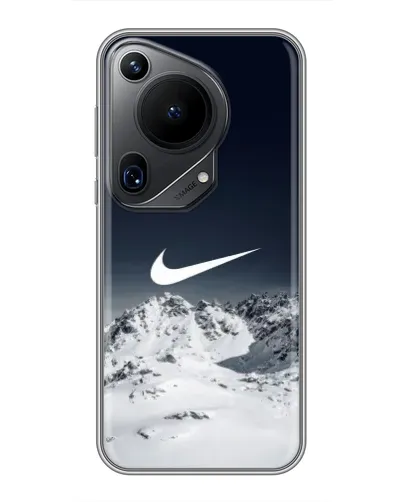 Чохол для Huawei Pura 70 Ultra з картинкою «Nike — зимові гори»