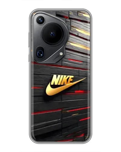 Чохол для Huawei Pura 70 Ultra з картинкою «Золотий Nike на металі»
